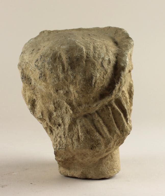 Head from a votive statuette, Archaic II Cypriot