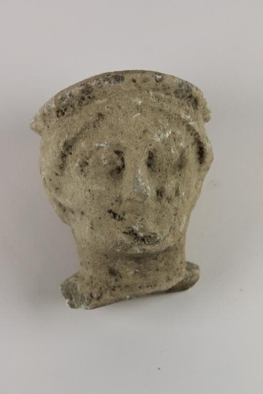 Head from a votive statuette, Hellenistic Cypriot