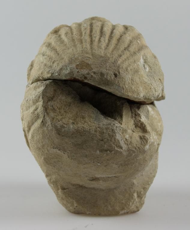 Head from a votive statue, Archaic II Cypriot