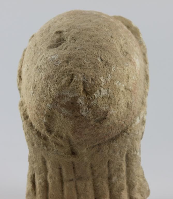 Head from a votive statue, Classical Cypriot