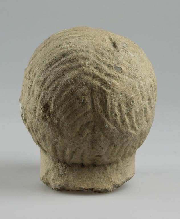 Head from a votive statue, Classical Cypriot