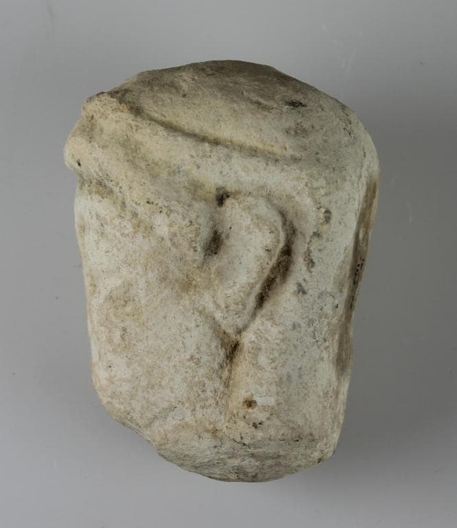 Head from a votive statuette, Archaic II Cypriot