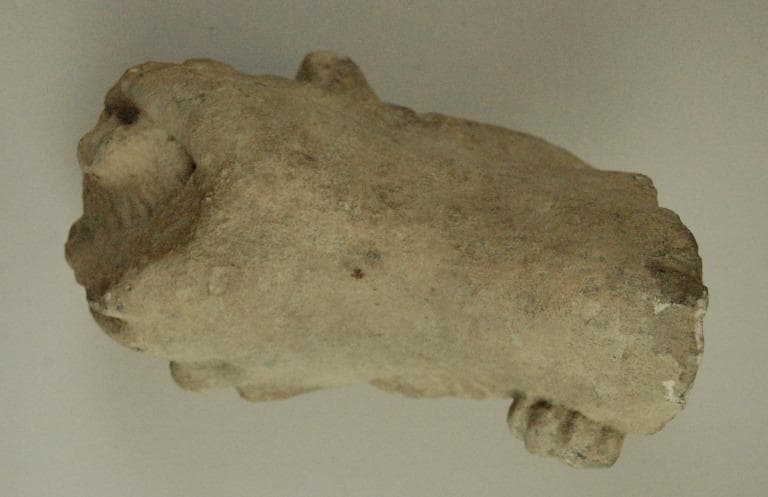Hand from a statue on a head of a lion, Classical Cypriot