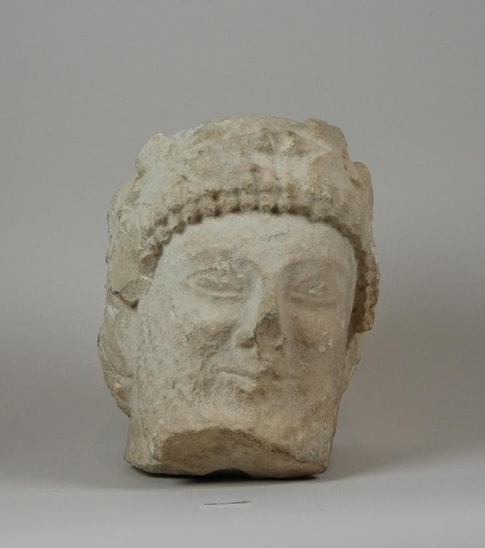 Head from a votive statue, Archaic II Cypriot