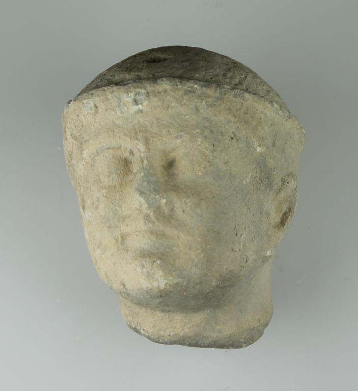 Head from a votive statuette, Hellenistic Cypriot