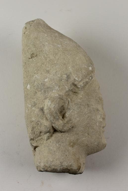 Head from a votive statue, Archaic II Cypriot