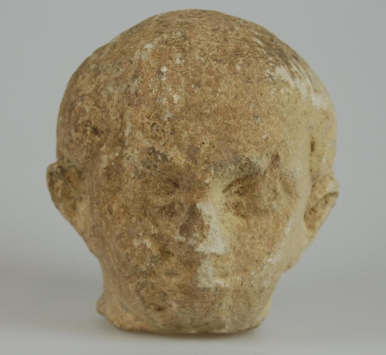 Head from a votive statuette, Classical Cypriot