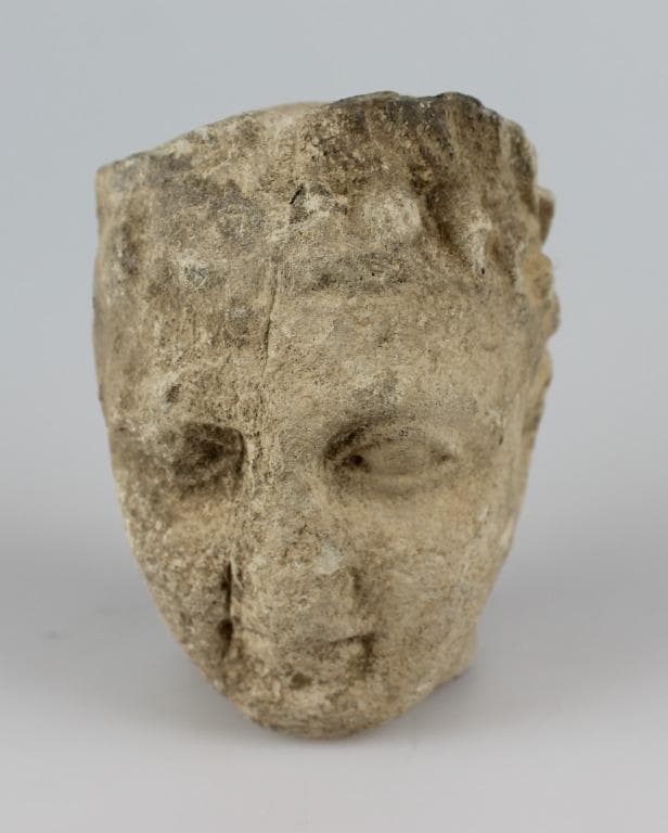 Head from a votive statue, Classical Cypriot