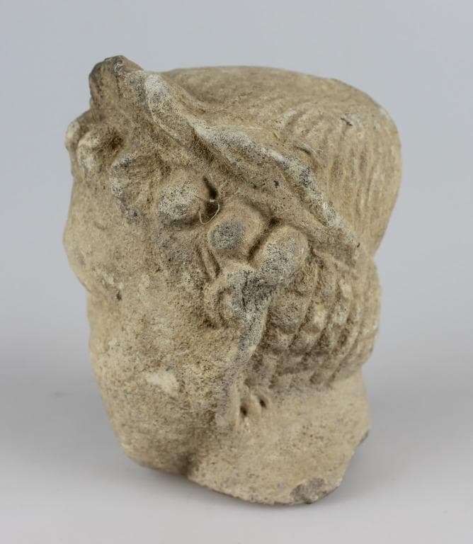Head from a votive statue, Classical Cypriot