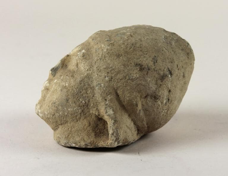Head from a votive statuette, Classical Cypriot