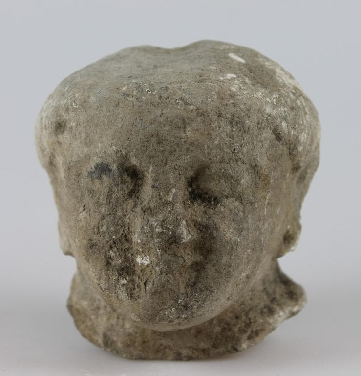Head from a votive statue, Classical Cypriot