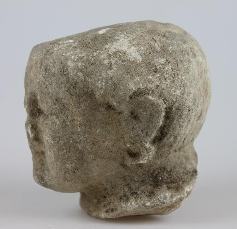 Head from a votive statue, Classical Cypriot