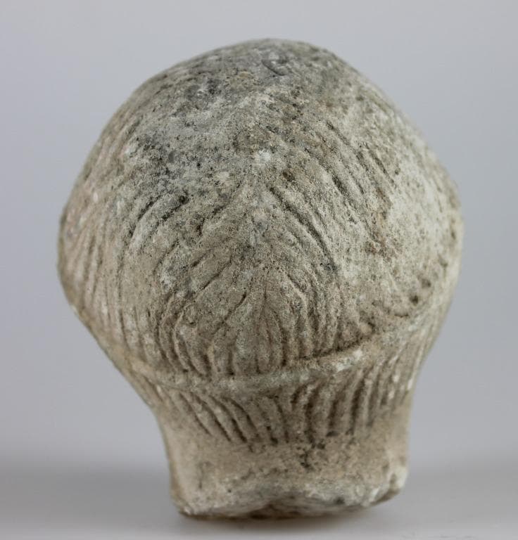 Head from a votive statuette, Classical Cypriot