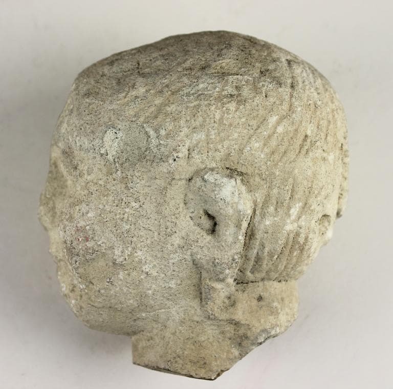 Head from a votive statuette, Archaic II Cypriot
