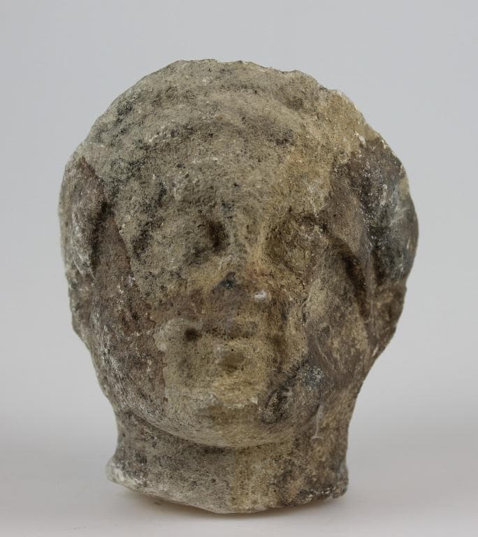 Head from a votive statue, Classical Cypriot