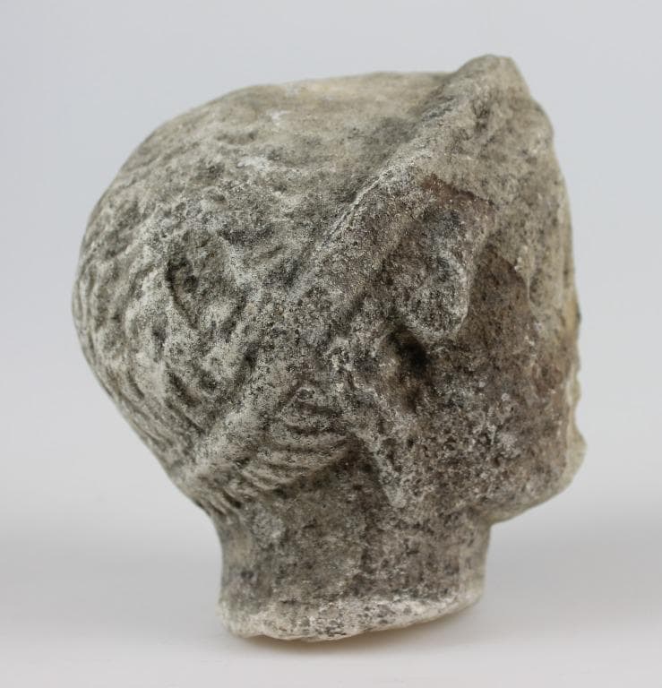 Head from a votive statue, Classical Cypriot