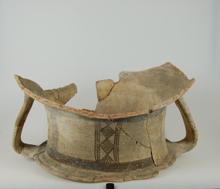 Large belly and neck amphora fragments, Geometric II Cypriot jar