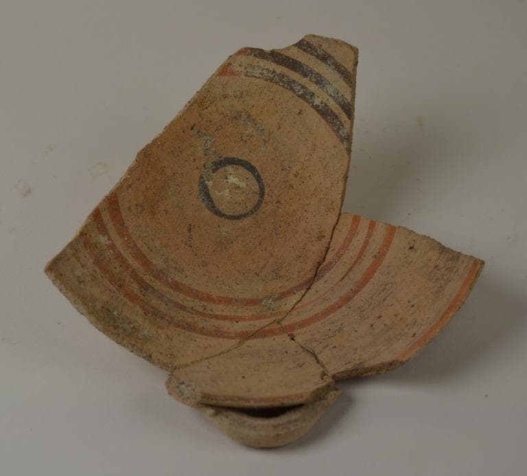 Base and body of a bowl, Late Bronze Age III Cypriot