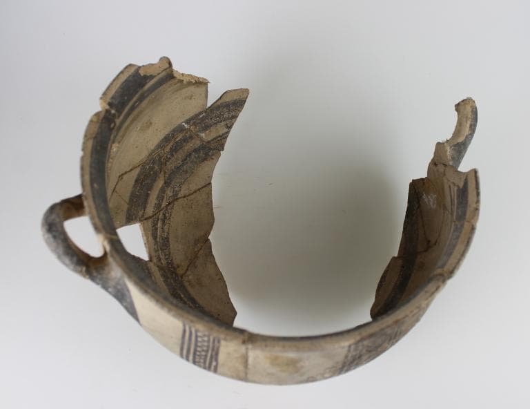 Bowl and sherds, Bronze Age Cypriot