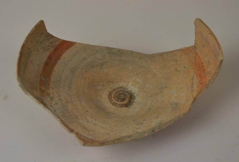 Fragments of a bowl, Late Bronze Age III Cypriot