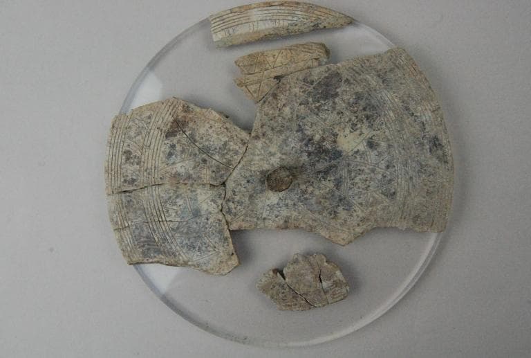 Lid from a pyxis, Late Bronze Age II Cypriot complex vessel