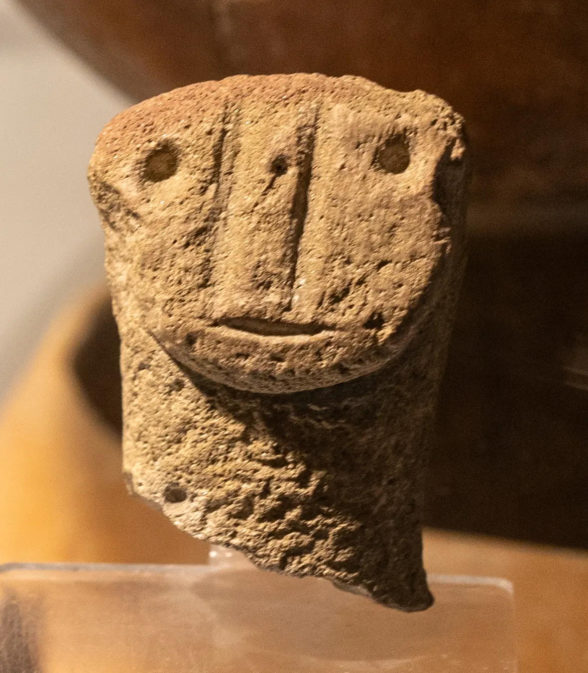 Stone Head, Chalcolithic Cypriot statue