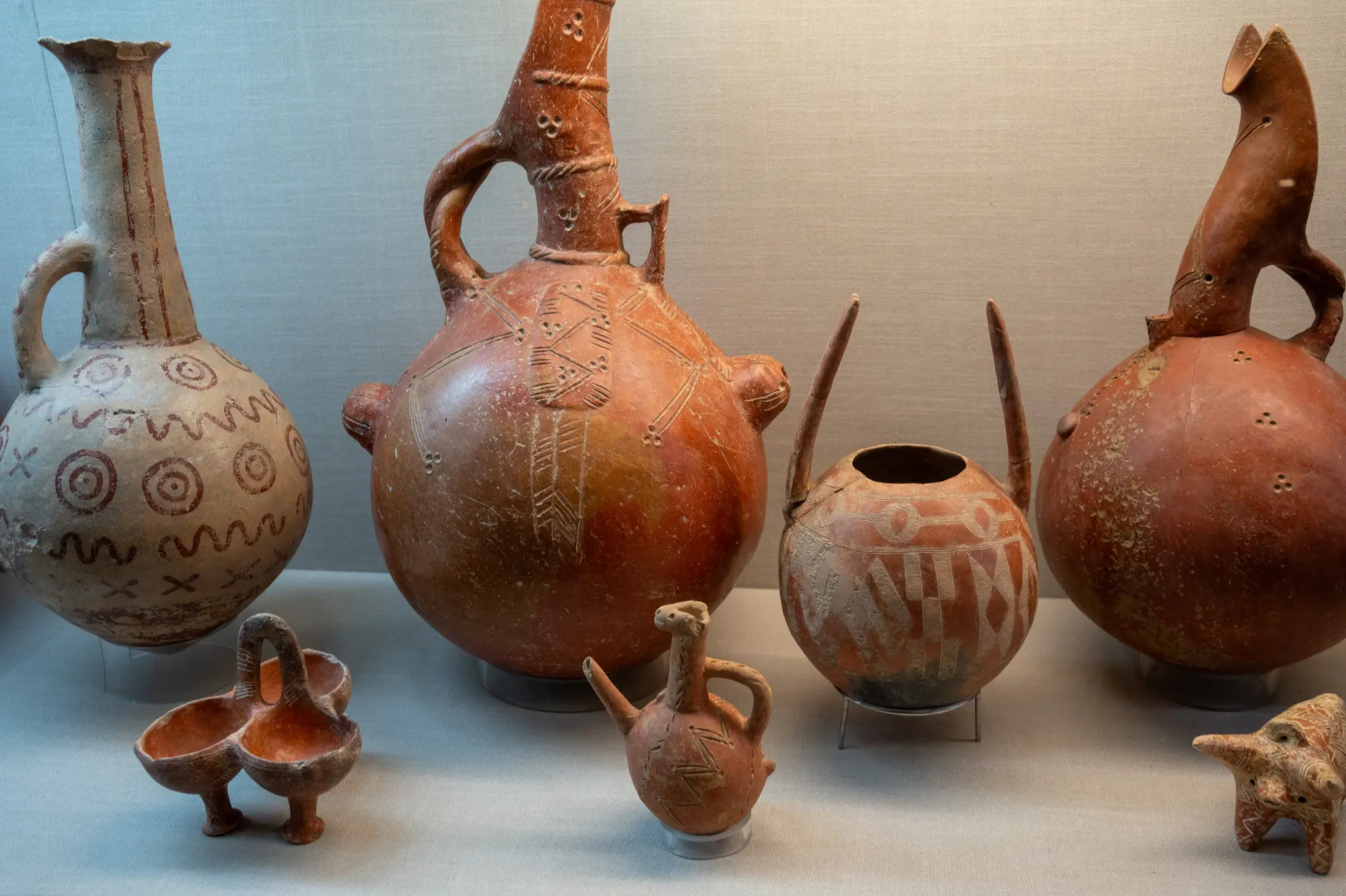 Assorted Bronze Age Vessels, Early Bronze Age I Cypriot complex vessel