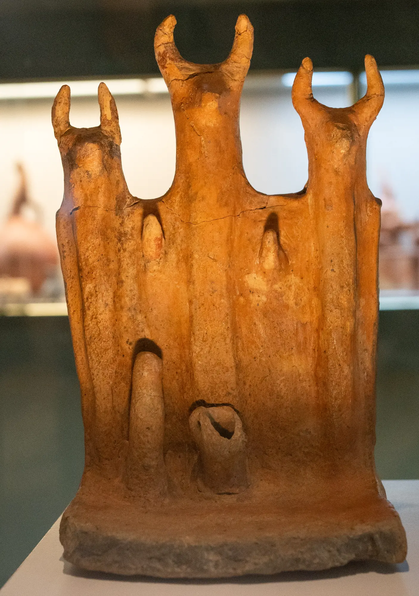 Bronze Age Votive Scene, Early Bronze Age I Cypriot statue