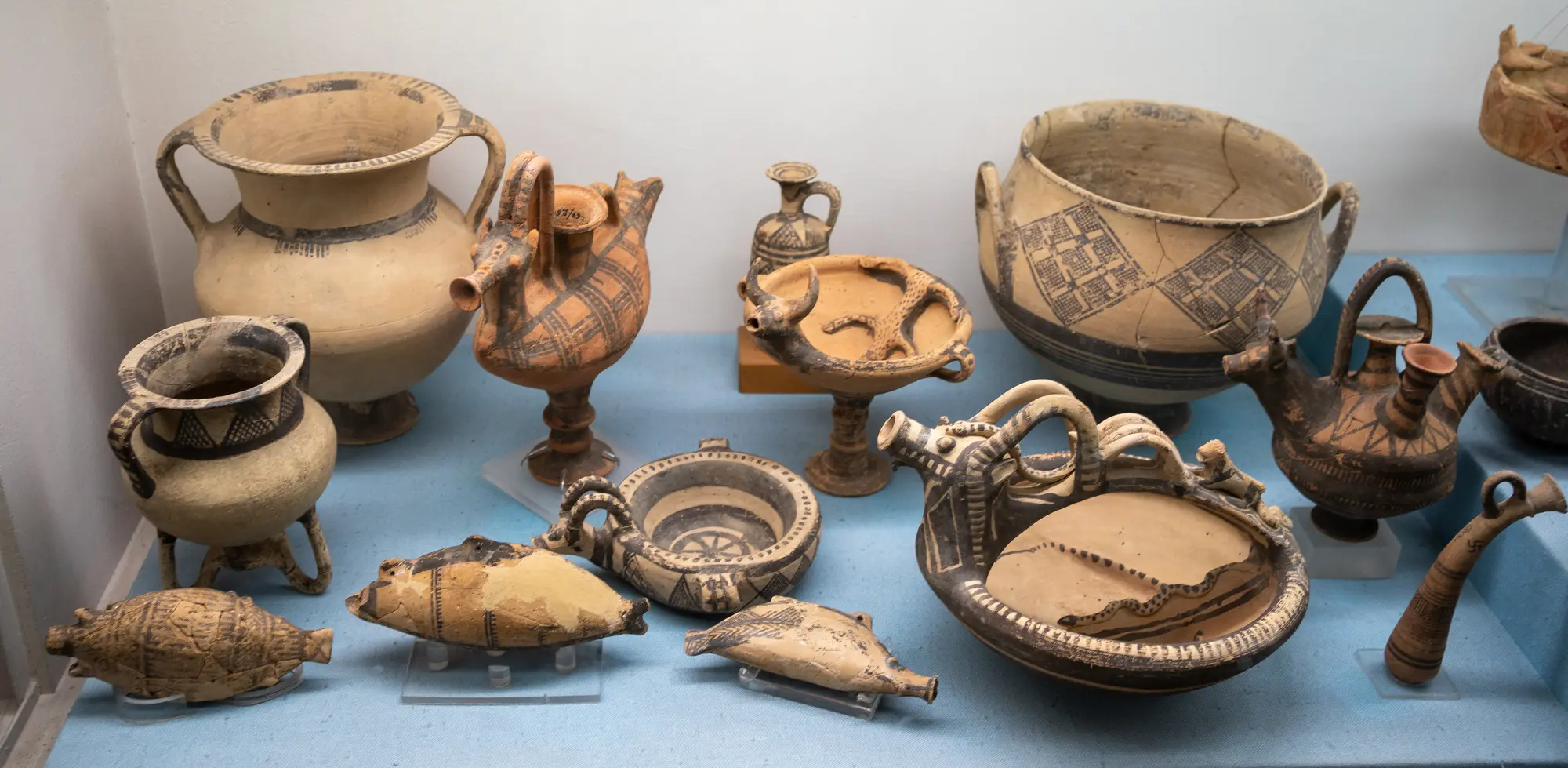 Assorted Late Bronze Age Vessels, Late Bronze Age III Cypriot