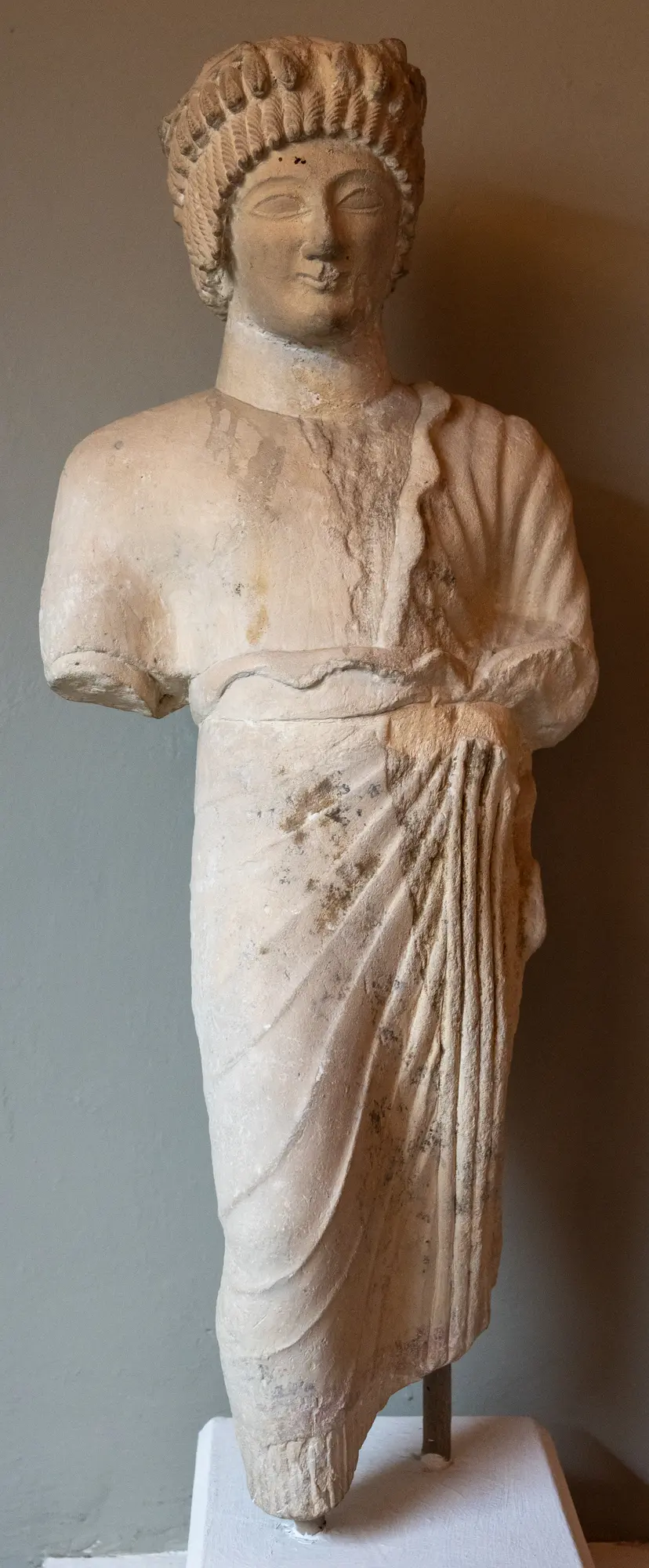 Limestone Statue, Archaic I Cypriot