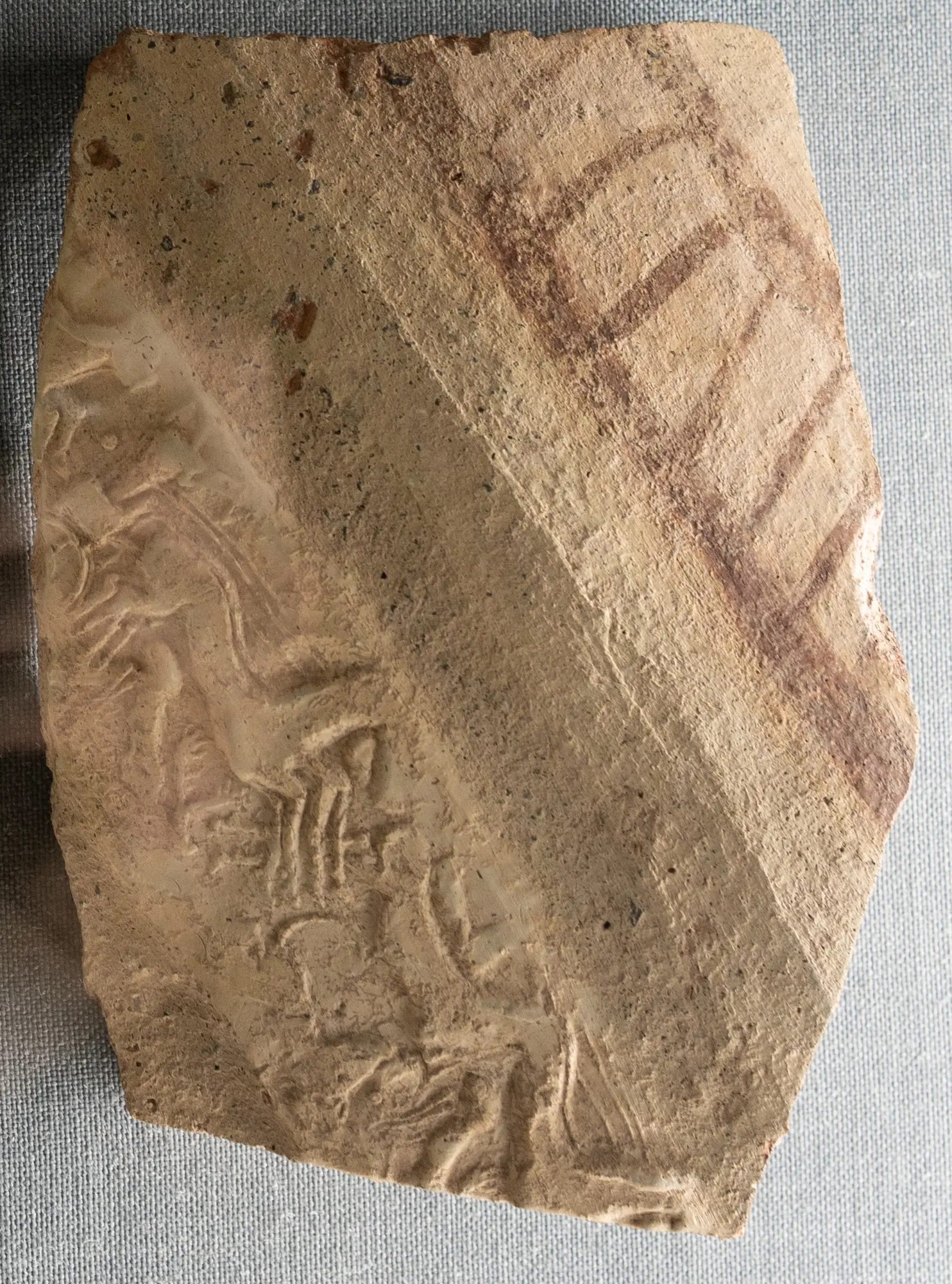 Relief Frieze Sherd, Late Bronze Age II Cypriot jar