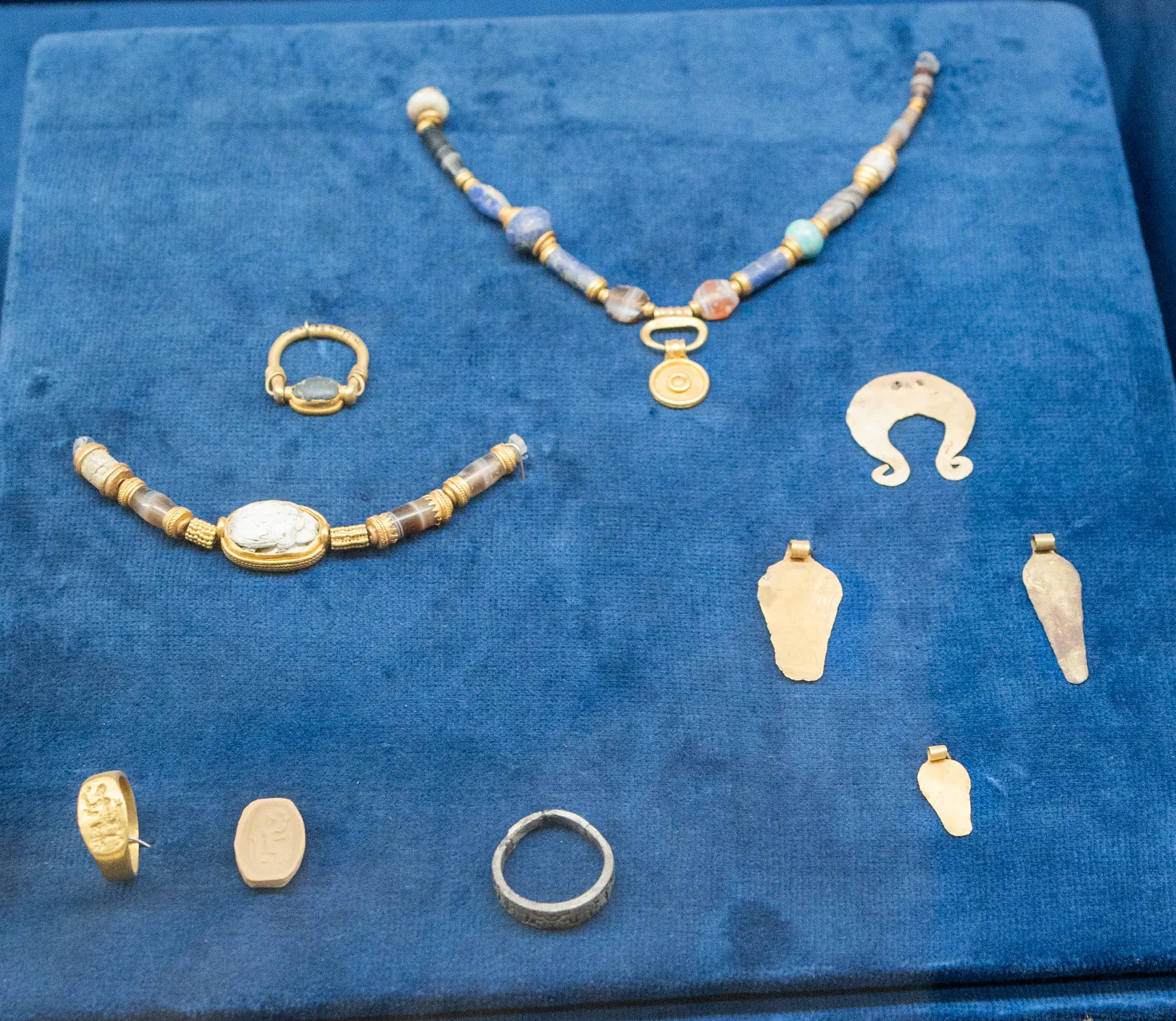 Assorted Jewelry, Late Bronze Age II Cypriot