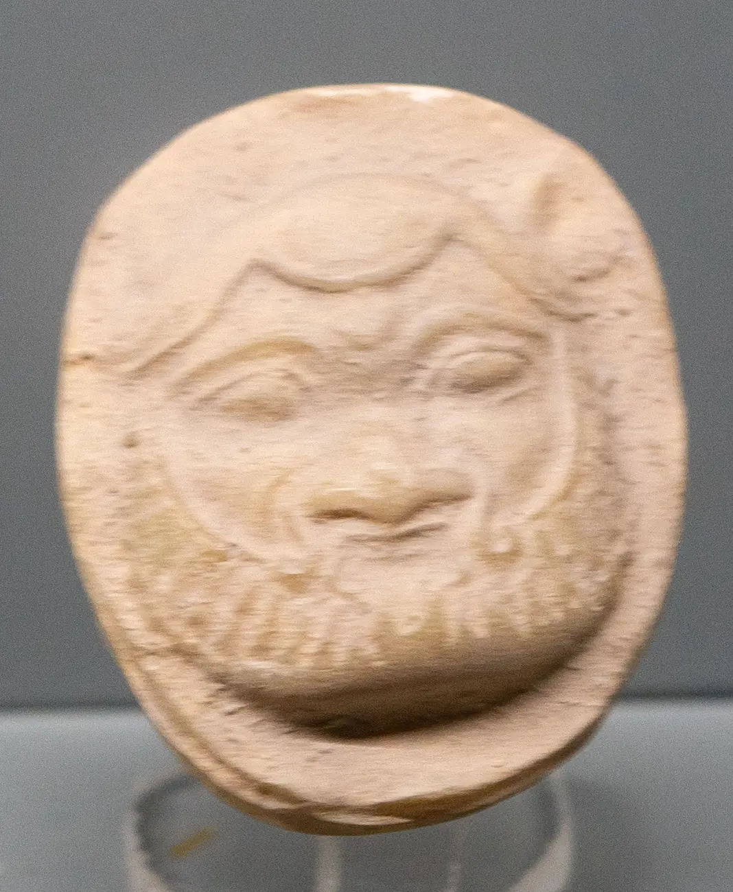 Terracotta molded head, Geometric Cypriot statue