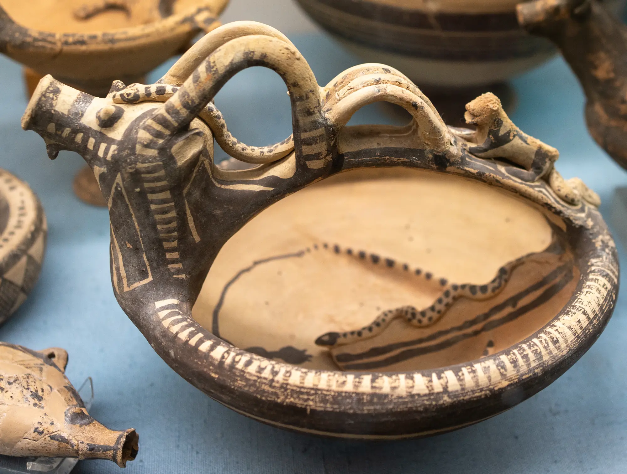 Animalistic Bowl, Late Bronze Age III Cypriot complex vessel