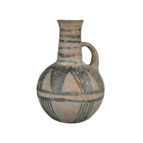 Jug of White Painted V-VI ware, Middle Bronze Age III Cypriot