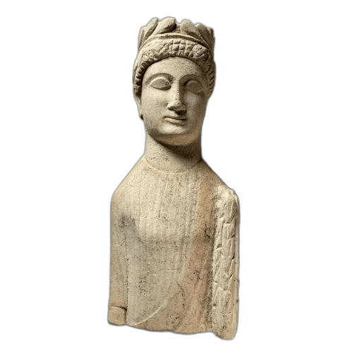 Figure of a male votary, Cypriot statue