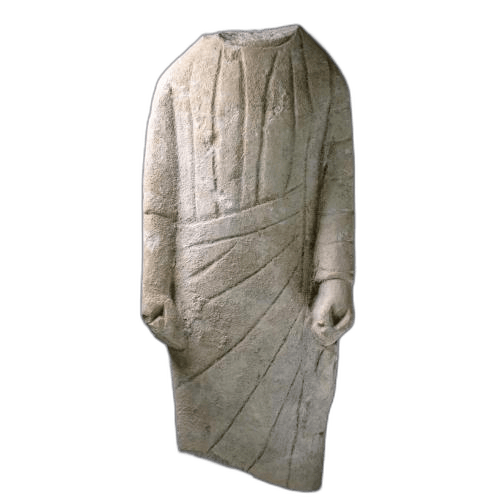 Figure torso fragment, Classical Cypriot statue