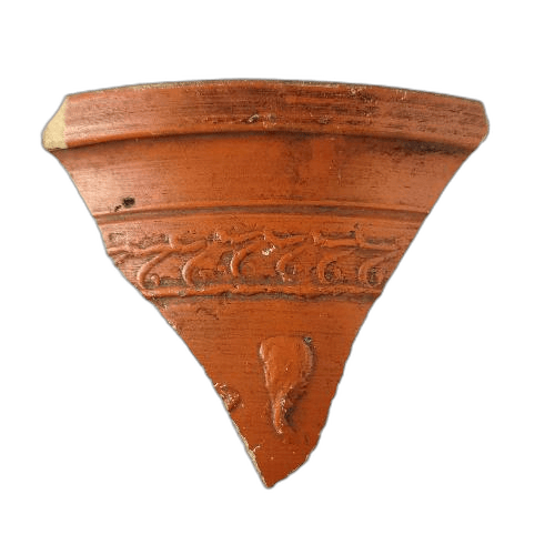 Fragment from an Eastern Sigillata "A" Ware Relief Krater, Roman Cypriot