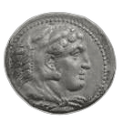 Tetradrachm of Alexander III as Herakles, Hellenistic Cypriot