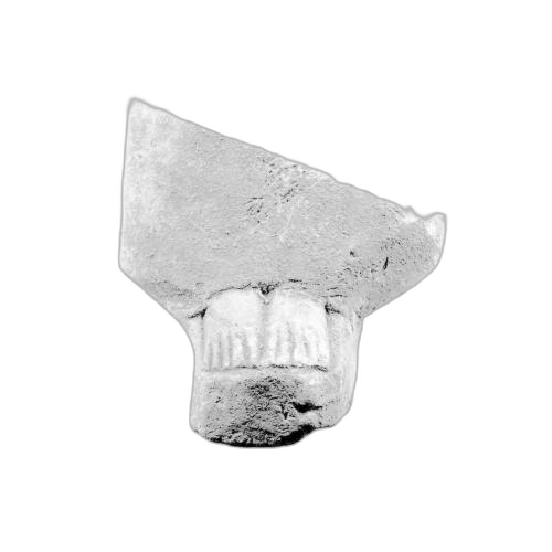 Lower section of male votary figure, Archaic II Cypriot statue