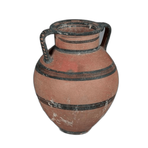Amphora of Black-on-Red II (IV) ware, Archaic I Cypriot