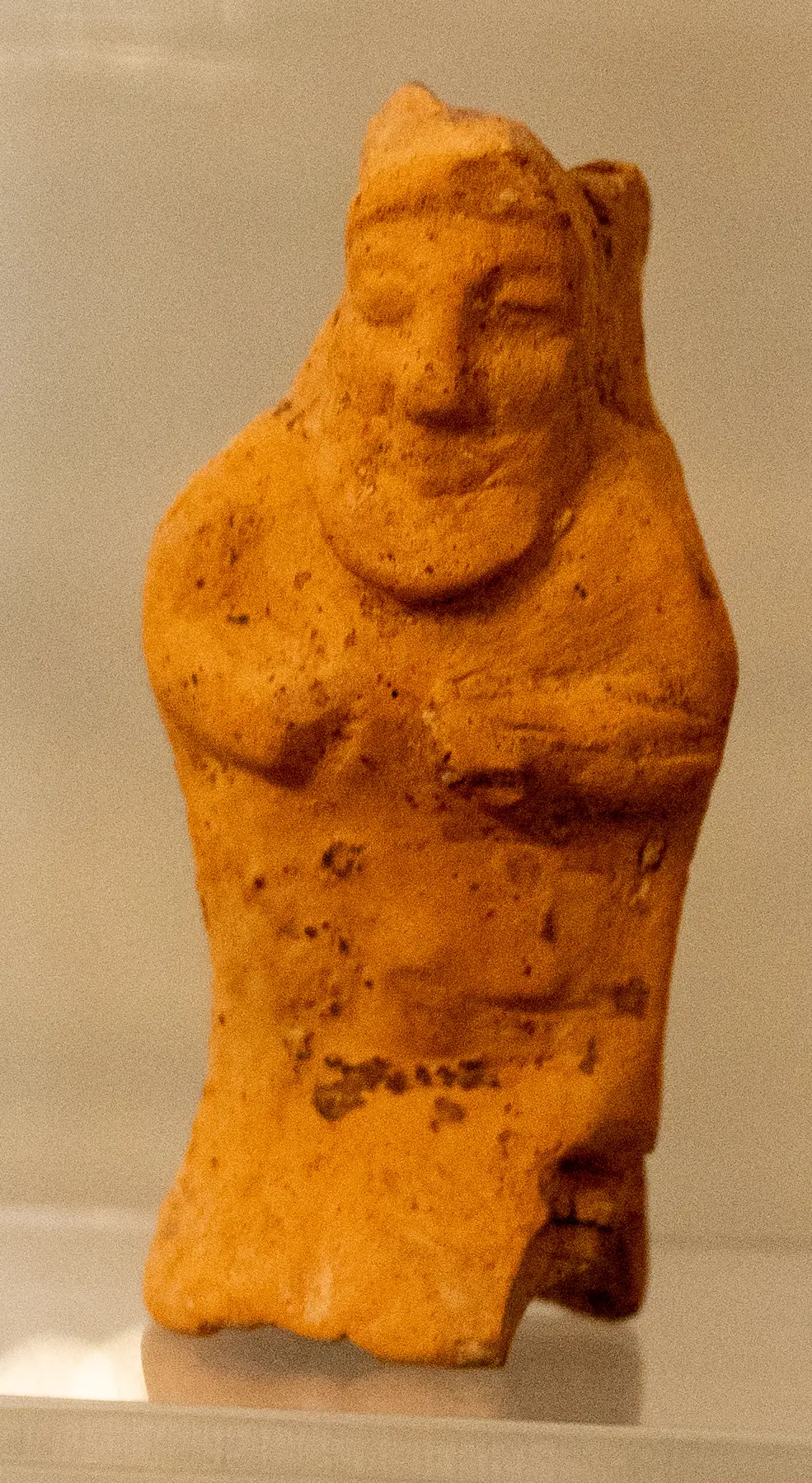 Small Terracotta Figurine of Man, Geometric Cypriot statue