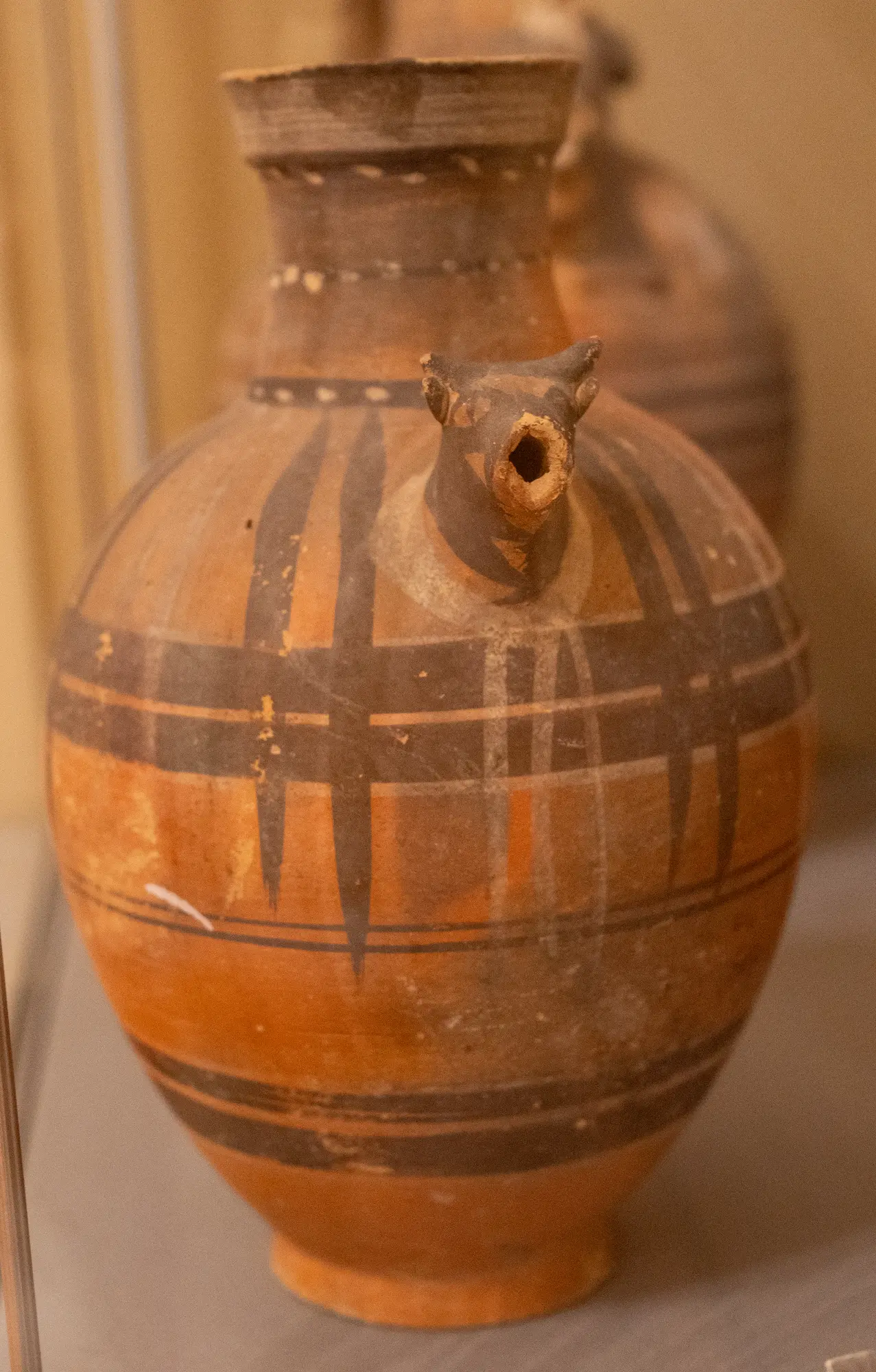 Jar with Bull Head, Archaic II Cypriot