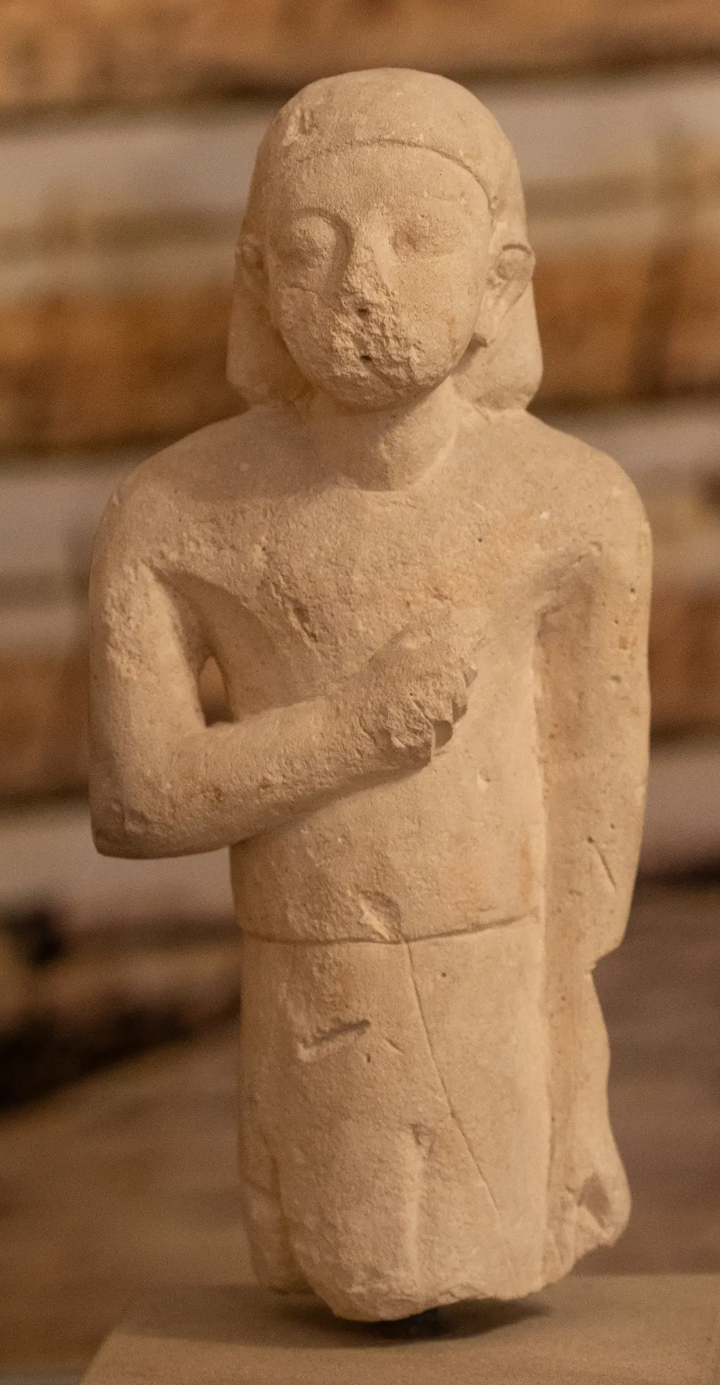 Limestone Statue, Geometric Cypriot