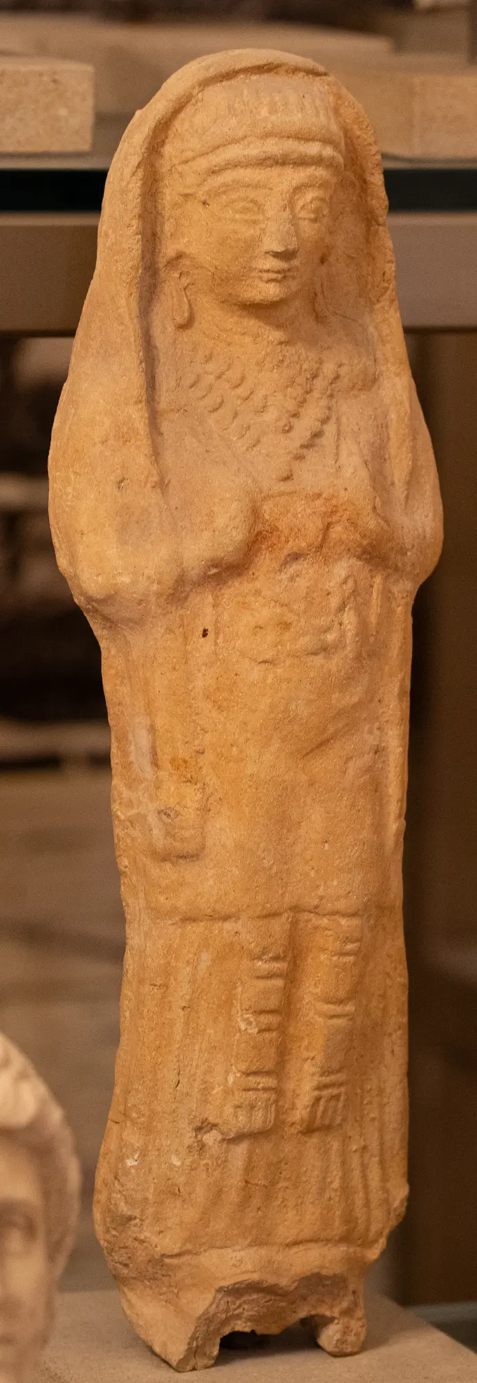 Limestone Figure, Geometric Cypriot statue