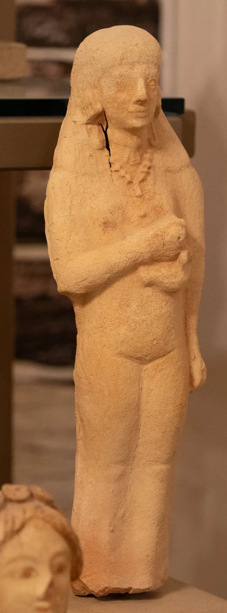 Limestone Statue, Geometric Cypriot