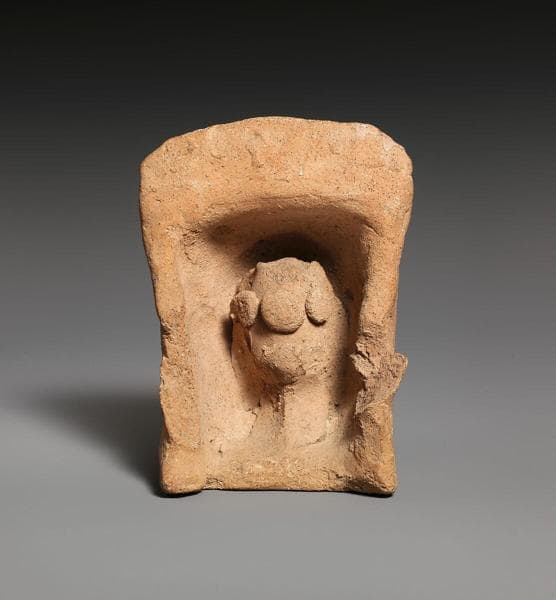 Terracotta model of a shrine