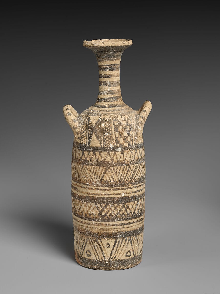 Terracotta bottle, Late Bronze Age III Cypriot