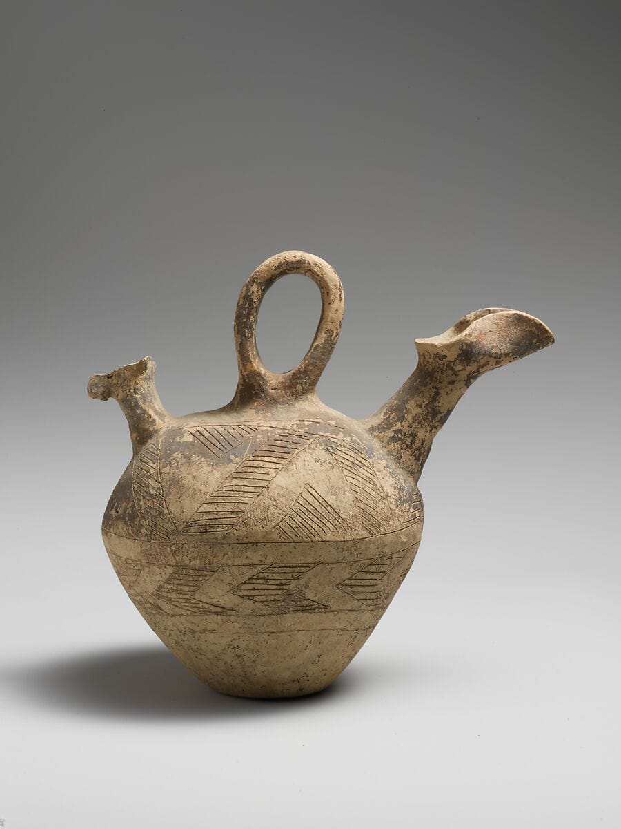 Terracotta zoomorphic askos (vessel), Middle Bronze Age III Cypriot complex vessel