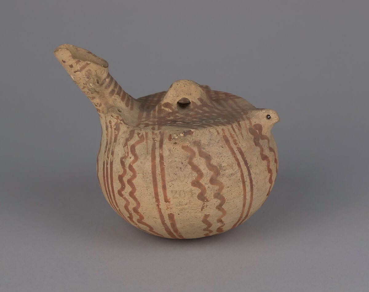 Askos in the form of a bird, Middle Bronze Age II Cypriot complex vessel